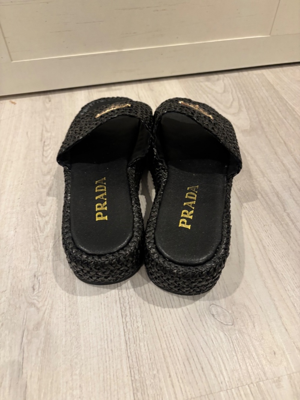Prada crotchet flat form slides - Picture 3 of 4